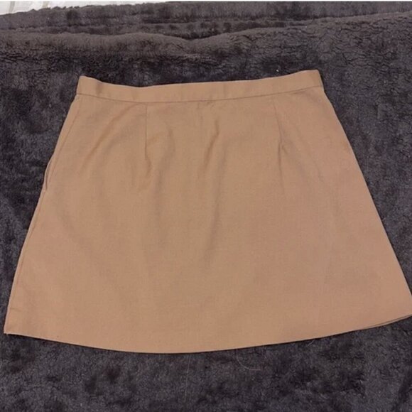 Theory Tan Mini Skirt - Picture 14 of 16